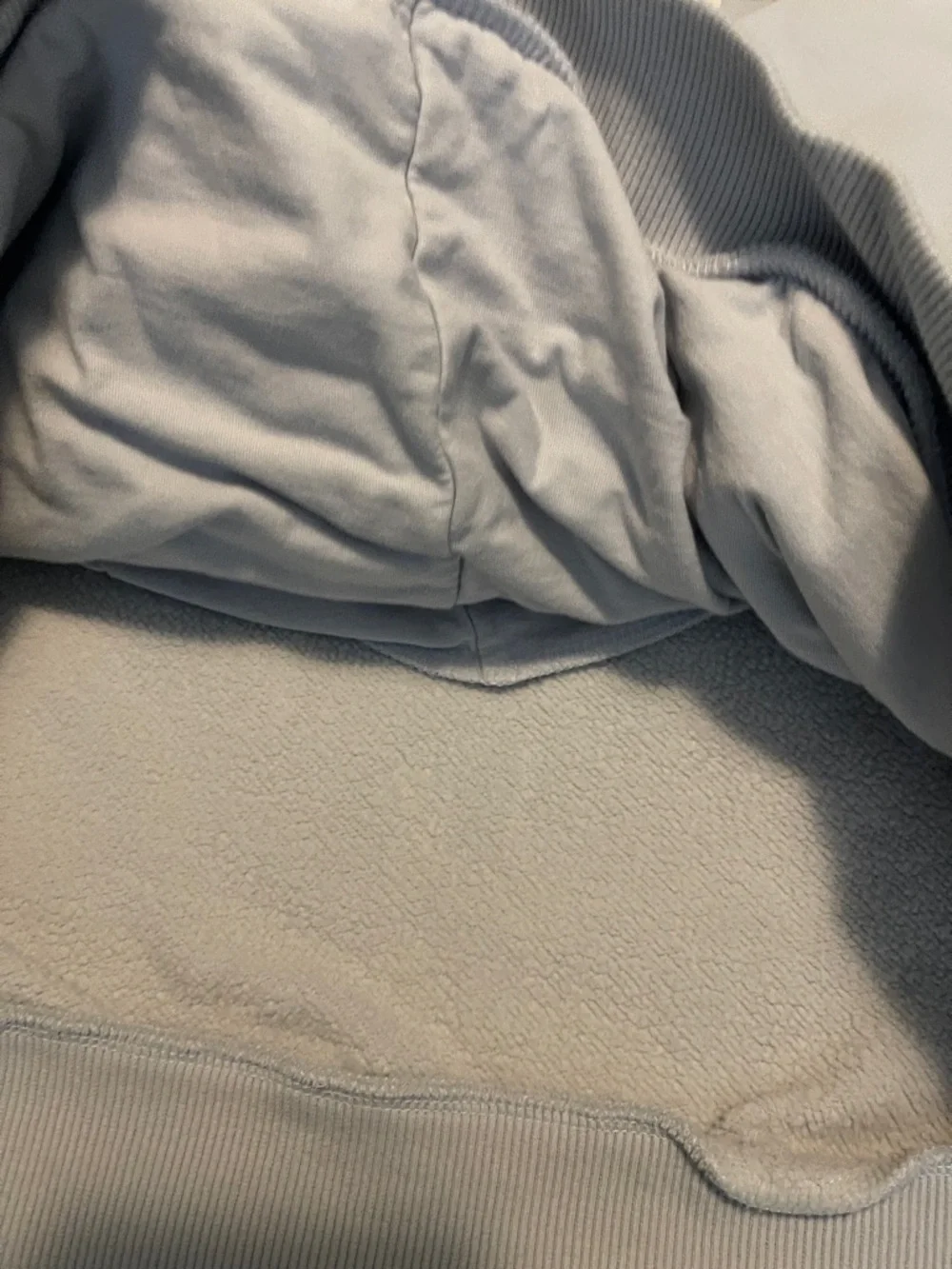 adidas Pale Gray Pullover Hoodie with White Logo - Picture 9 of 13
